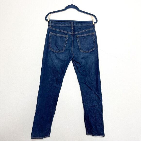 🍋 GAP • Men’s Denim Straight Jeans Classic Blue Wash Size 30x32 - Picture 4 of 8